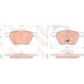 TRW COTEC Bremsbelagsatz, Scheibenbremse GDB1460
