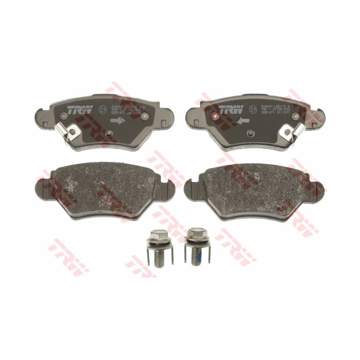 TRW COTEC Bremsbelagsatz, Scheibenbremse GDB1471