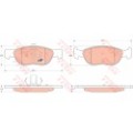 TRW COTEC Bremsbelagsatz, Scheibenbremse GDB1487
