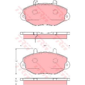 TRW Bremsbelagsatz, Scheibenbremse GDB1573