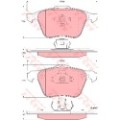 TRW COTEC Bremsbelagsatz, Scheibenbremse GDB1576