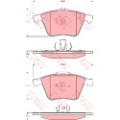TRW COTEC Bremsbelagsatz, Scheibenbremse GDB1607