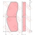 TRW COTEC Bremsbelagsatz, Scheibenbremse GDB1610