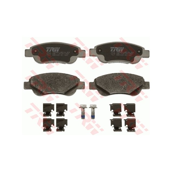 TRW COTEC Bremsbelagsatz, Scheibenbremse GDB1633
