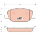 TRW COTEC Bremsbelagsatz, Scheibenbremse GDB1649