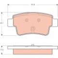 TRW Bremsbelagsatz, Scheibenbremse GDB1656