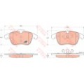 TRW COTEC Bremsbelagsatz, Scheibenbremse GDB1683