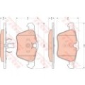 TRW COTEC Bremsbelagsatz, Scheibenbremse GDB1684