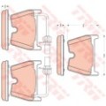 TRW COTEC Bremsbelagsatz, Scheibenbremse GDB1688