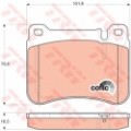 TRW COTEC Bremsbelagsatz, Scheibenbremse GDB1693