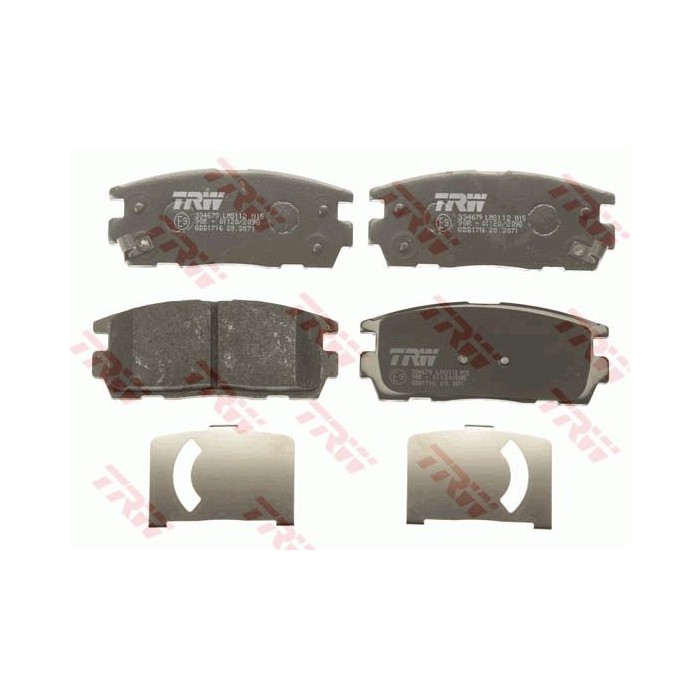 TRW COTEC Bremsbelagsatz, Scheibenbremse GDB1716