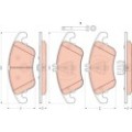 TRW COTEC Bremsbelagsatz, Scheibenbremse GDB1737