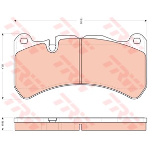 TRW Bremsbelagsatz, Scheibenbremse GDB1739