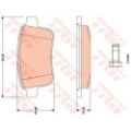 TRW COTEC Bremsbelagsatz, Scheibenbremse GDB1786