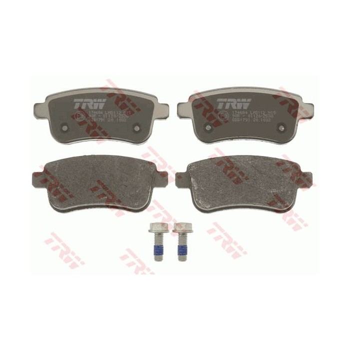 TRW COTEC Bremsbelagsatz, Scheibenbremse GDB1791