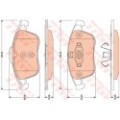 TRW COTEC Bremsbelagsatz, Scheibenbremse GDB1808