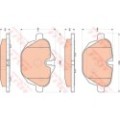 TRW COTEC Bremsbelagsatz, Scheibenbremse GDB1840