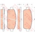 TRW COTEC Bremsbelagsatz, Scheibenbremse GDB1844