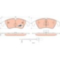 TRW COTEC Bremsbelagsatz, Scheibenbremse GDB1908