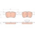 TRW COTEC Bremsbelagsatz, Scheibenbremse GDB1934
