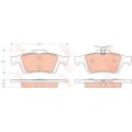 TRW COTEC Bremsbelagsatz, Scheibenbremse GDB1938