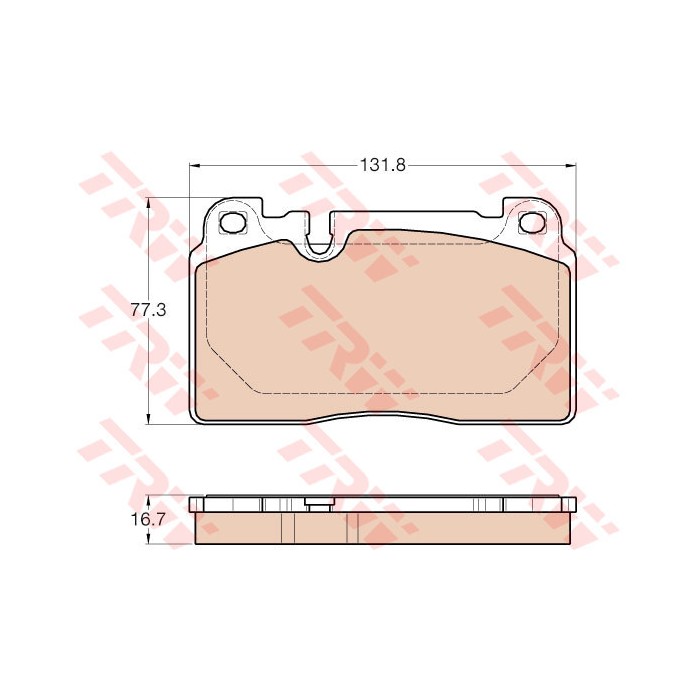 TRW COTEC Bremsbelagsatz, Scheibenbremse GDB1974