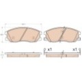 TRW Bremsbelagsatz, Scheibenbremse GDB1978