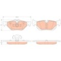 TRW Bremsbelagsatz, Scheibenbremse GDB2050