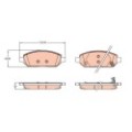 TRW Bremsbelagsatz, Scheibenbremse GDB2135