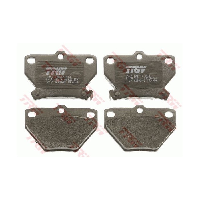 TRW COTEC Bremsbelagsatz, Scheibenbremse GDB3243