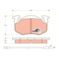 TRW COTEC Bremsbelagsatz, Scheibenbremse GDB328