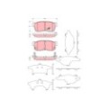 TRW COTEC Bremsbelagsatz, Scheibenbremse GDB3359