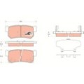 TRW COTEC Bremsbelagsatz, Scheibenbremse GDB3366