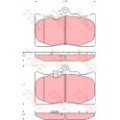 TRW COTEC Bremsbelagsatz, Scheibenbremse GDB3398