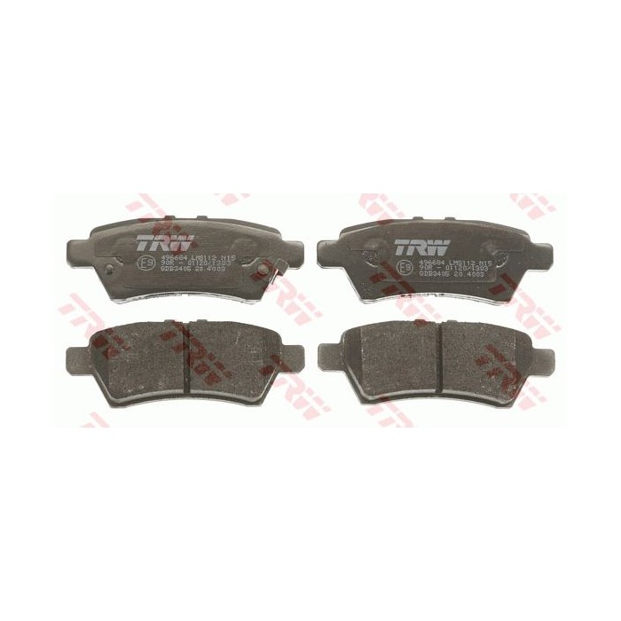 TRW COTEC Bremsbelagsatz, Scheibenbremse GDB3405