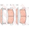 TRW COTEC Bremsbelagsatz, Scheibenbremse GDB3430
