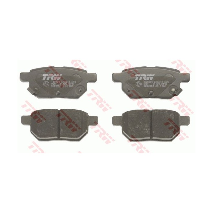 TRW COTEC Bremsbelagsatz, Scheibenbremse GDB3454