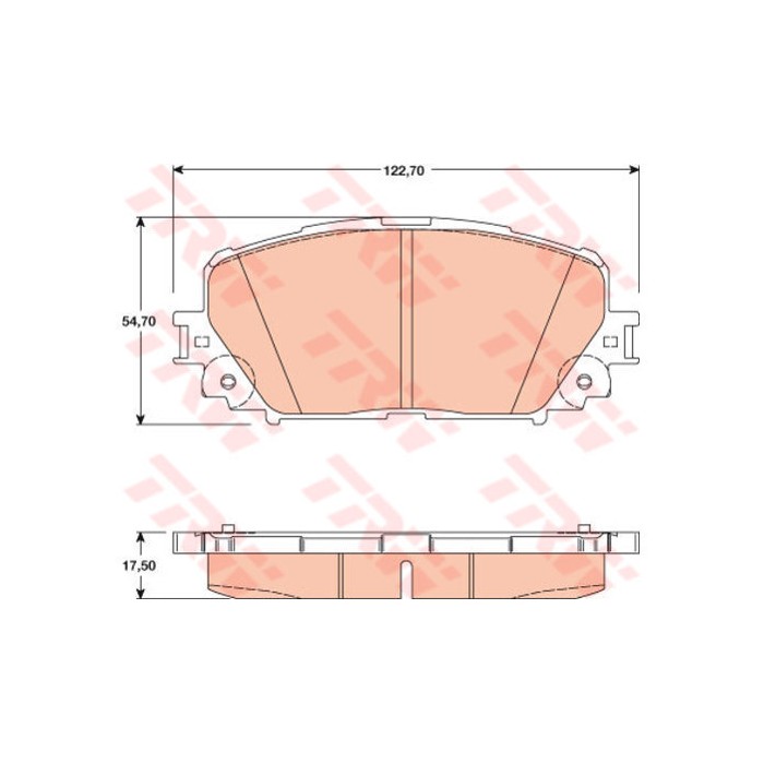 TRW Bremsbelagsatz, Scheibenbremse GDB3460