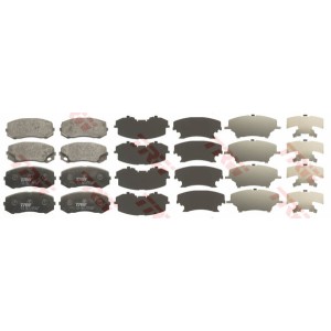TRW COTEC Bremsbelagsatz, Scheibenbremse GDB3492