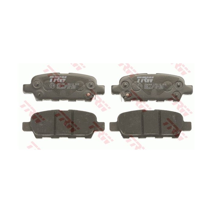 TRW COTEC Bremsbelagsatz, Scheibenbremse GDB3507