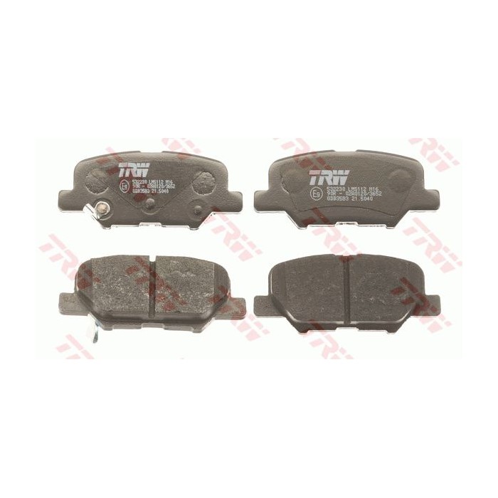 TRW COTEC Bremsbelagsatz, Scheibenbremse GDB3583