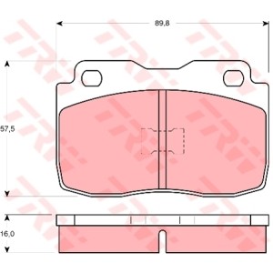 TRW Bremsbelagsatz, Scheibenbremse GDB359