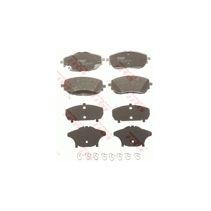 TRW COTEC Bremsbelagsatz, Scheibenbremse GDB3598