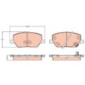 TRW Bremsbelagsatz, Scheibenbremse GDB3629