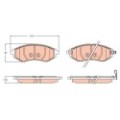 TRW Bremsbelagsatz, Scheibenbremse GDB3634