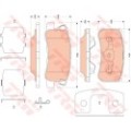 TRW COTEC Bremsbelagsatz, Scheibenbremse GDB4600