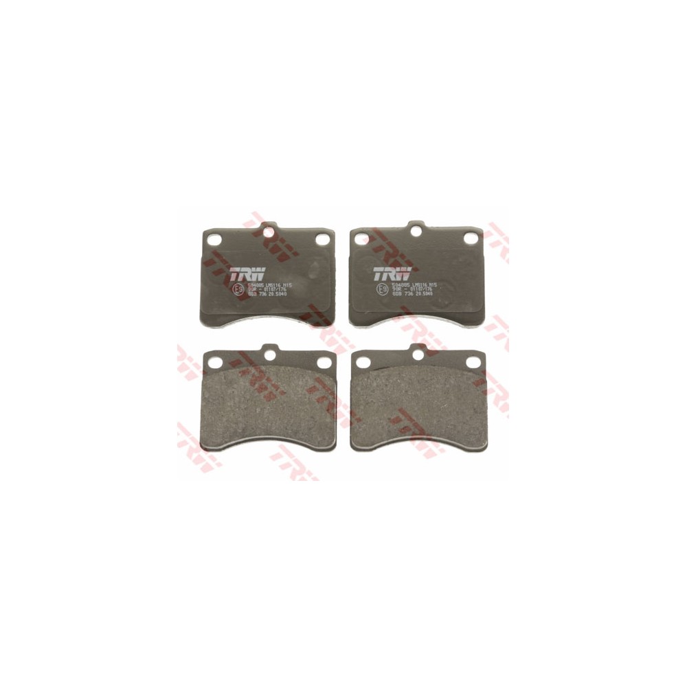 TRW Bremsbelagsatz, Scheibenbremse GDB736