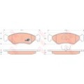 TRW COTEC Bremsbelagsatz, Scheibenbremse GDB953