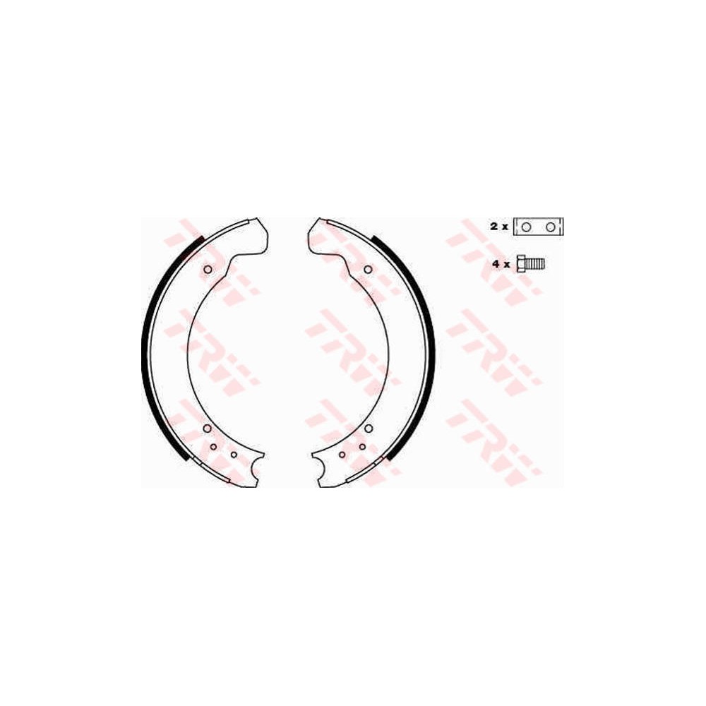 TRW Bremsbackensatz GS6075
