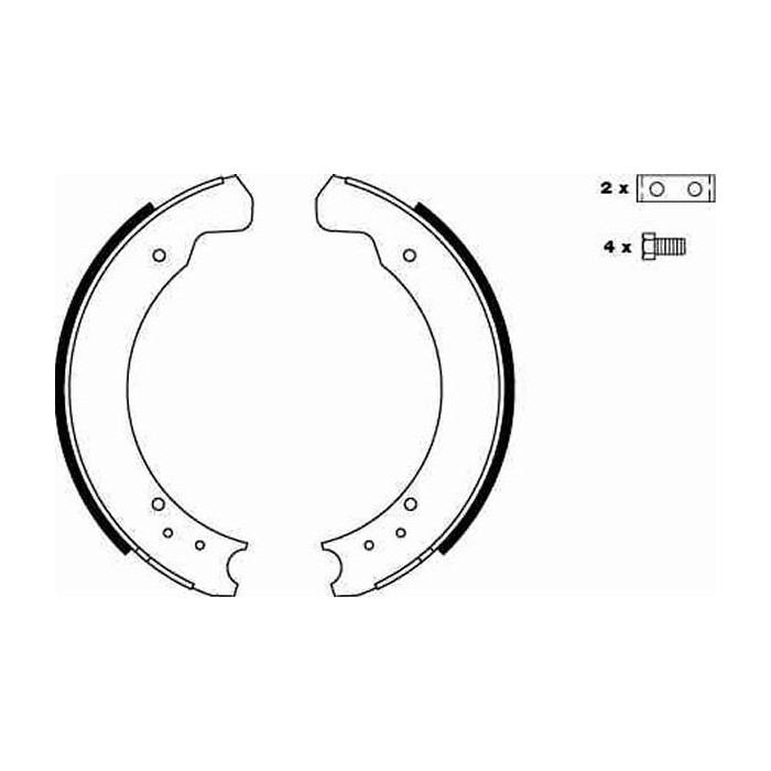 TRW Bremsbackensatz GS6075